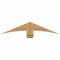 Ekena Millwork Bellingham Timber Gable Bracket, Western Red Cedar, 48"W x 10"H x 1 1/2"D x 5 1/2"F, 5/12 Pitch GBW048X10X0206BEL00SWR - alternate 1